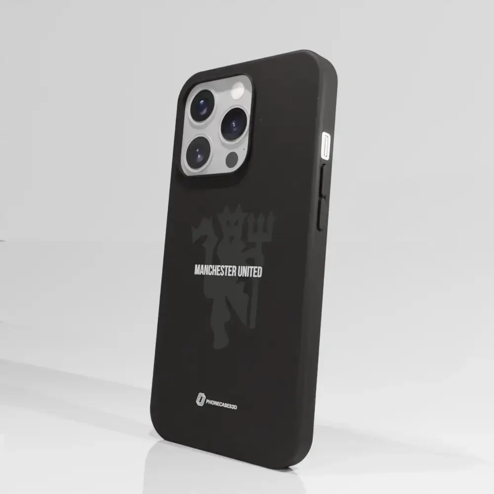 Manchester United Official Compostable Phone Case black devil - Image 60