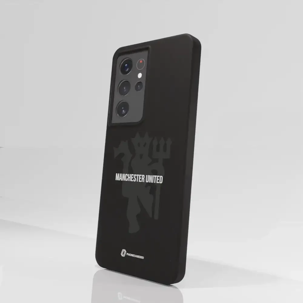 Manchester United Official Compostable Phone Case black devil - Image 69