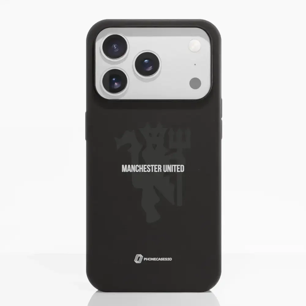 Manchester United Official Compostable Phone Case black devil - Image 86