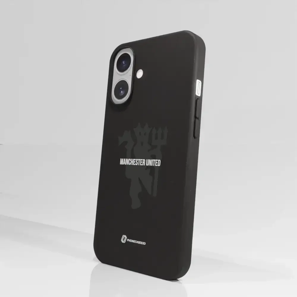 Manchester United Official Compostable Phone Case black devil - Image 88