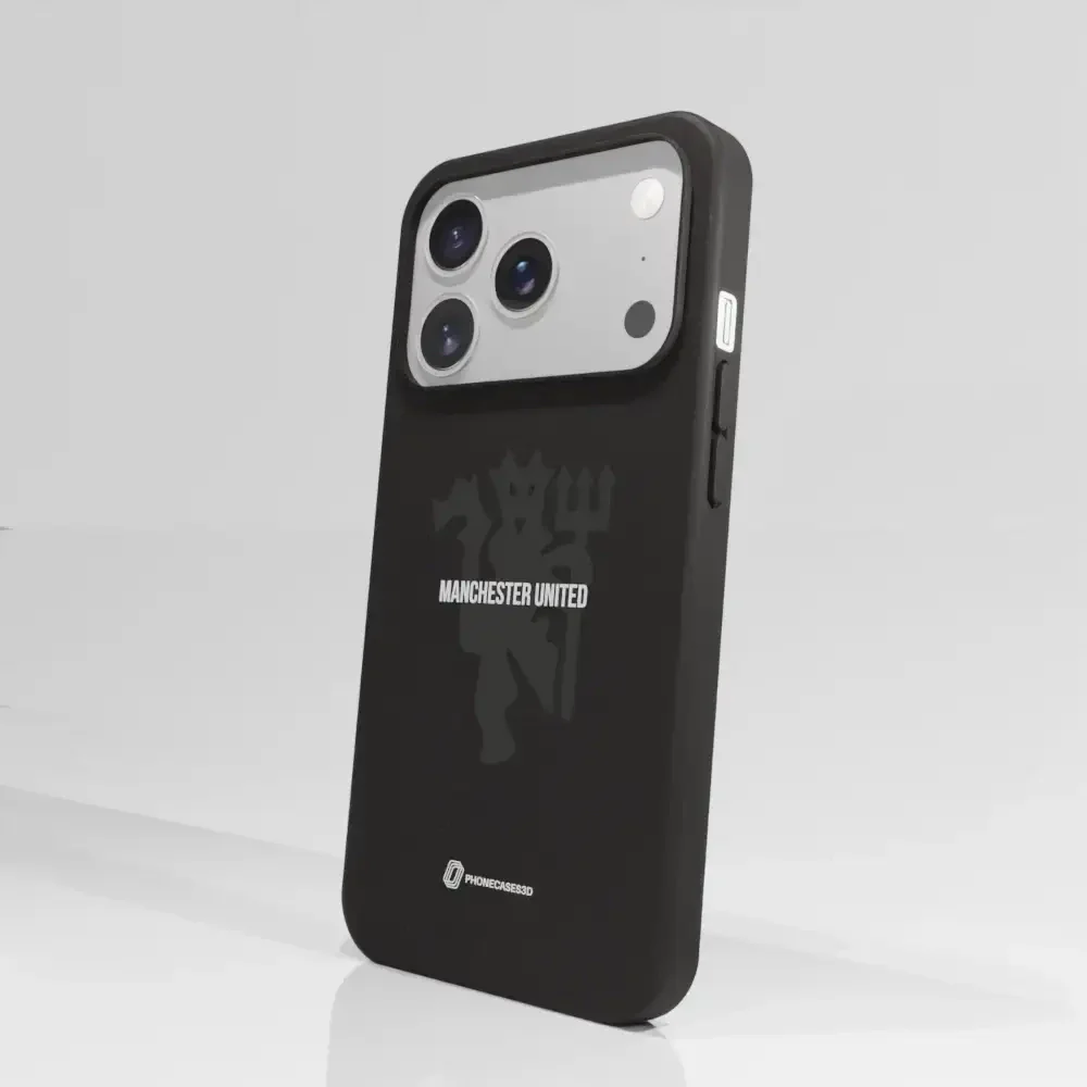 Manchester United Official Compostable Phone Case black devil - Image 90