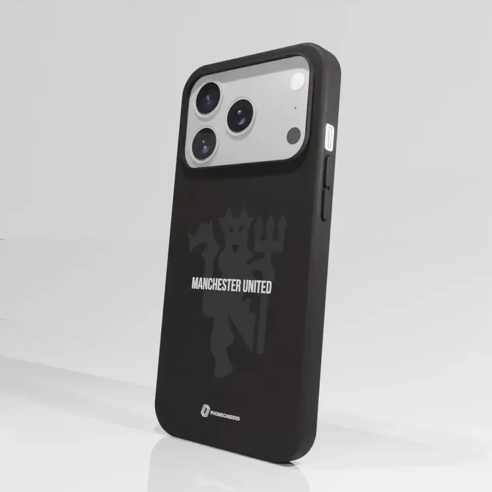 Manchester United Official Compostable Phone Case black devil - Image 91