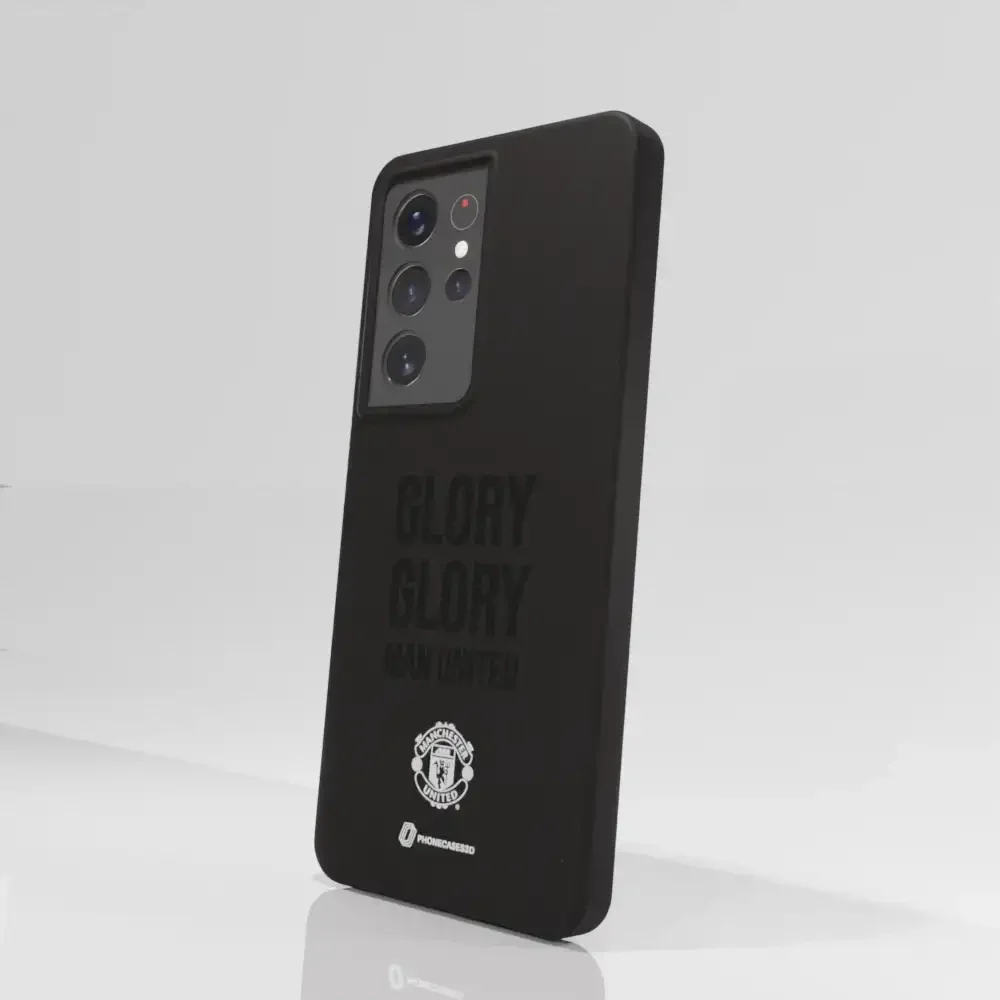 Manchester United Official Compostable Phone Case "Glory Glory Man United" - Image 69