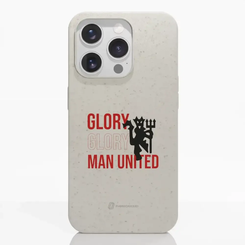 Manchester United Official Compostable Phone Case Slogan & Devil - Image 16