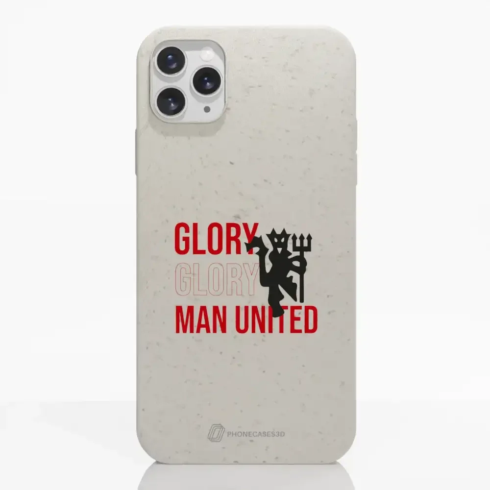 Manchester United Official Compostable Phone Case Slogan & Devil - Image 3