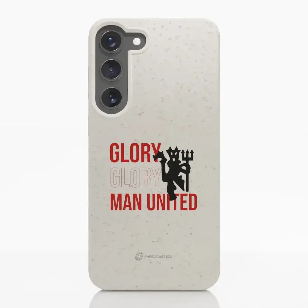 Manchester United Official Compostable Phone Case Slogan & Devil - Image 30