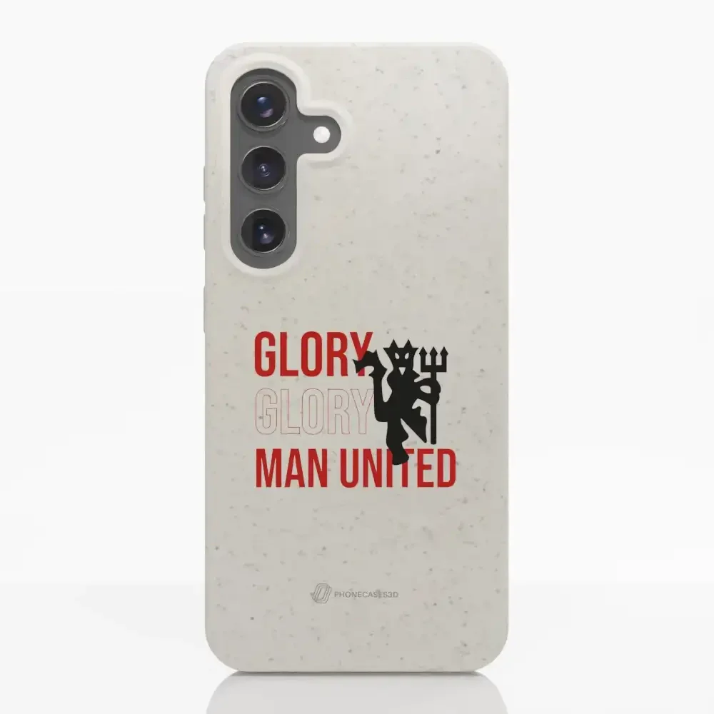 Manchester United Official Compostable Phone Case Slogan & Devil - Image 33
