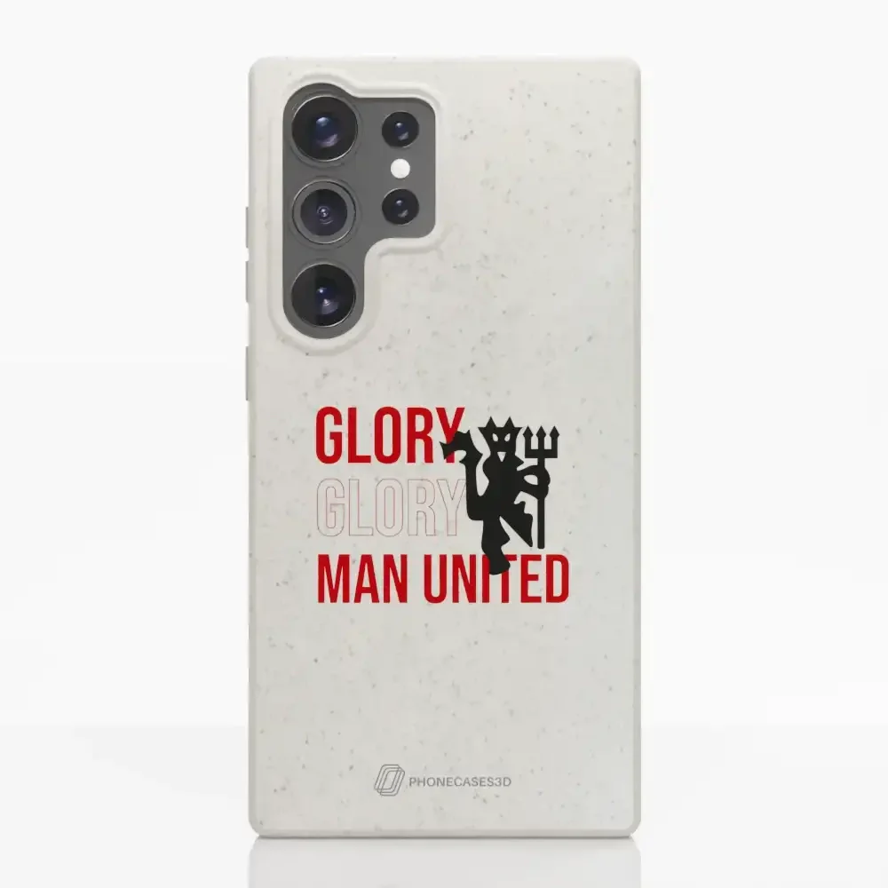 Manchester United Official Compostable Phone Case Slogan & Devil - Image 35