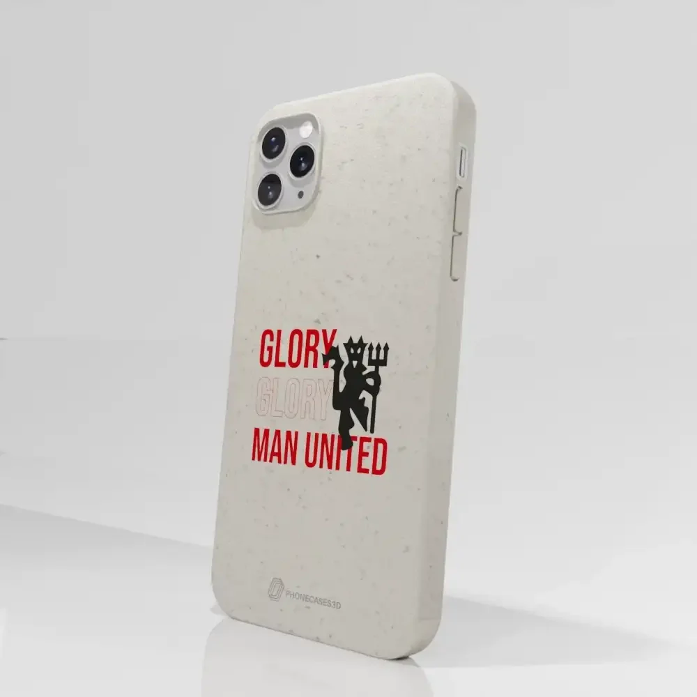 Manchester United Official Compostable Phone Case Slogan & Devil - Image 47