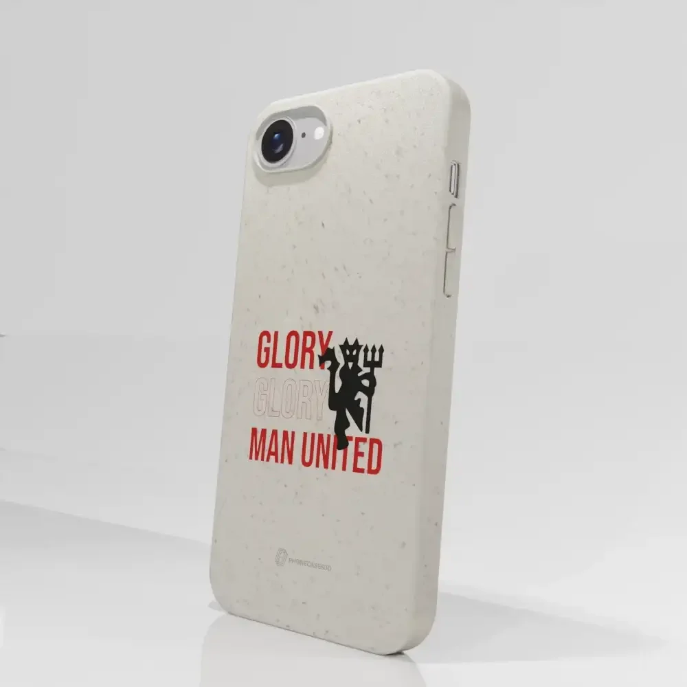 Manchester United Official Compostable Phone Case Slogan & Devil - Image 63