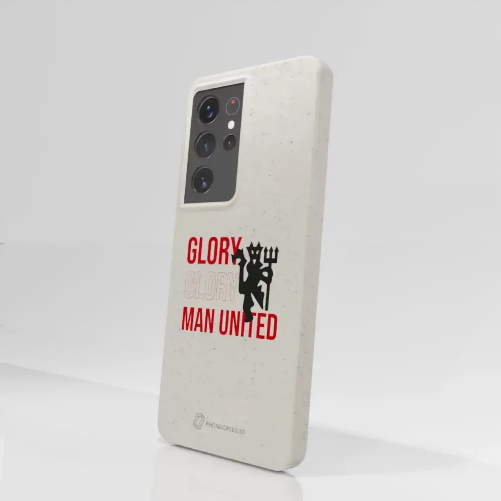 Manchester United Official Compostable Phone Case Slogan & Devil - Image 69