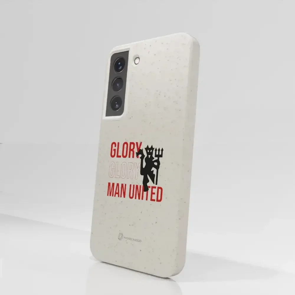 Manchester United Official Compostable Phone Case Slogan & Devil - Image 70