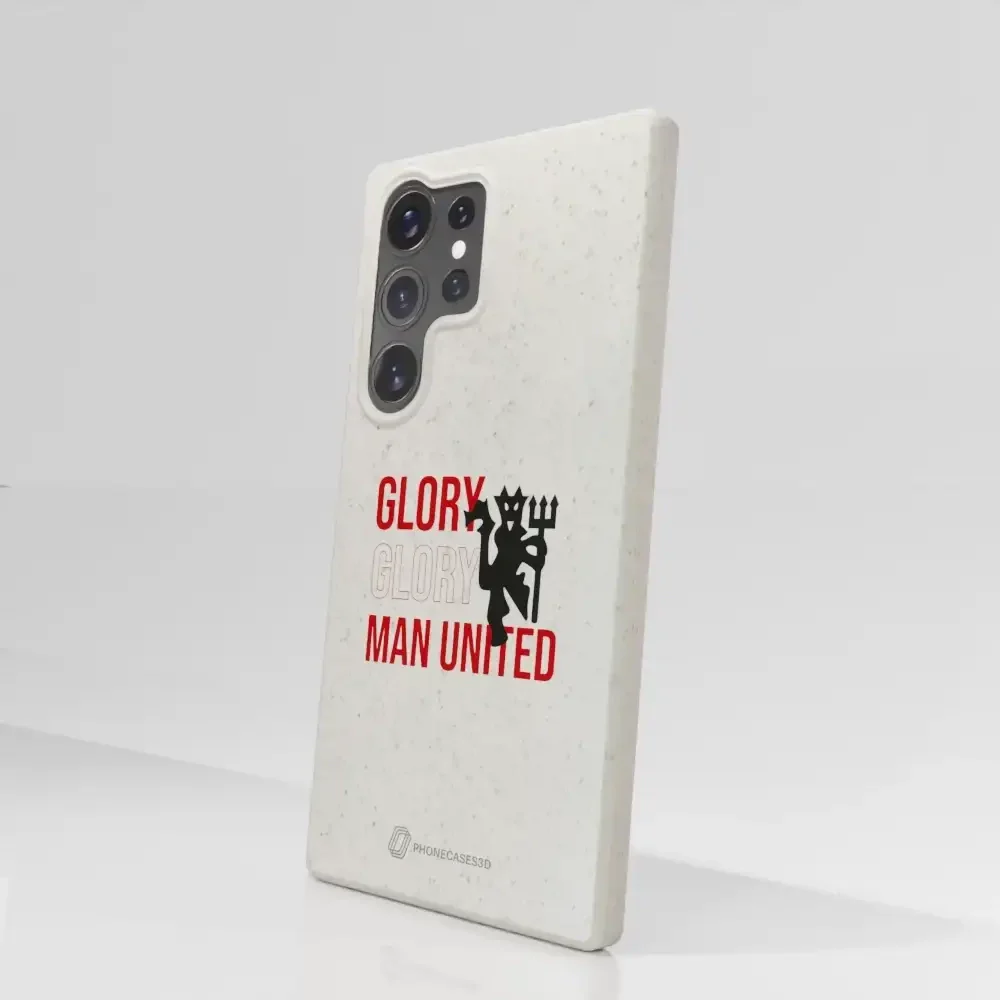Manchester United Official Compostable Phone Case Slogan & Devil - Image 81