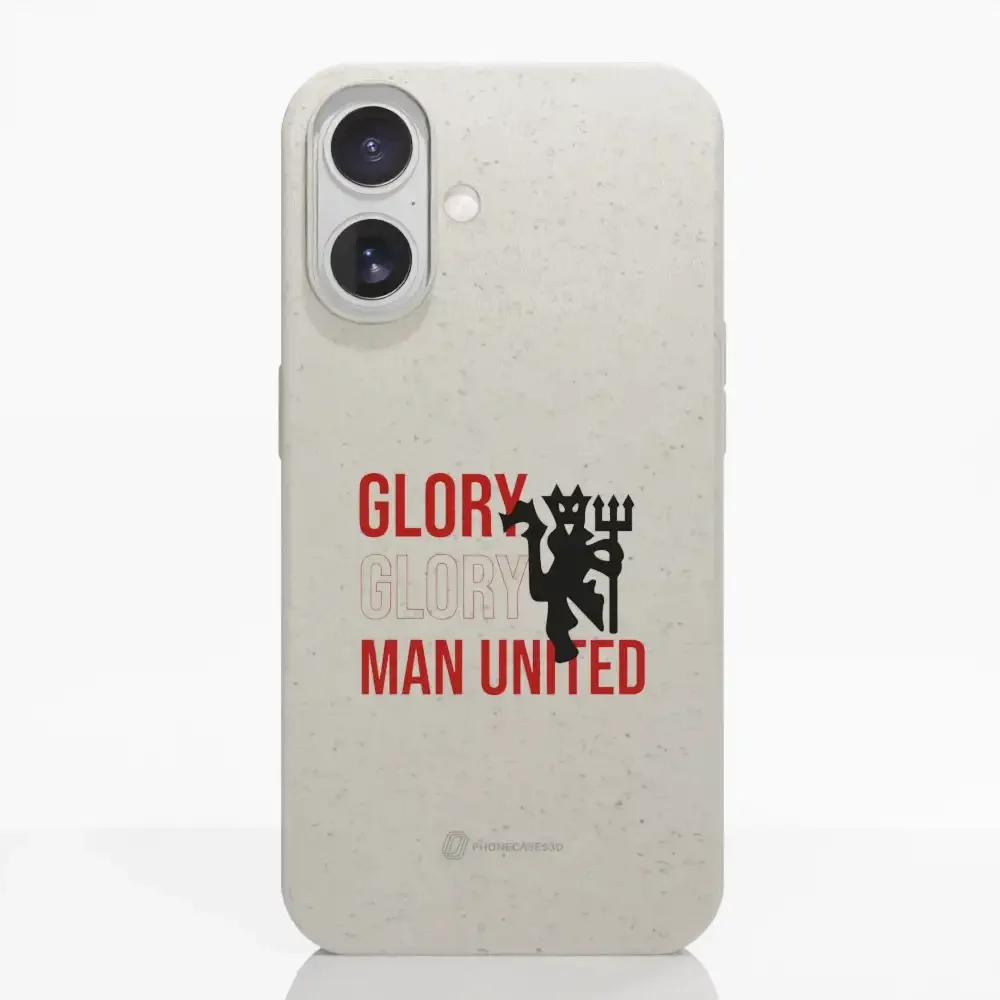 Manchester United Official Compostable Phone Case Slogan & Devil - Image 84
