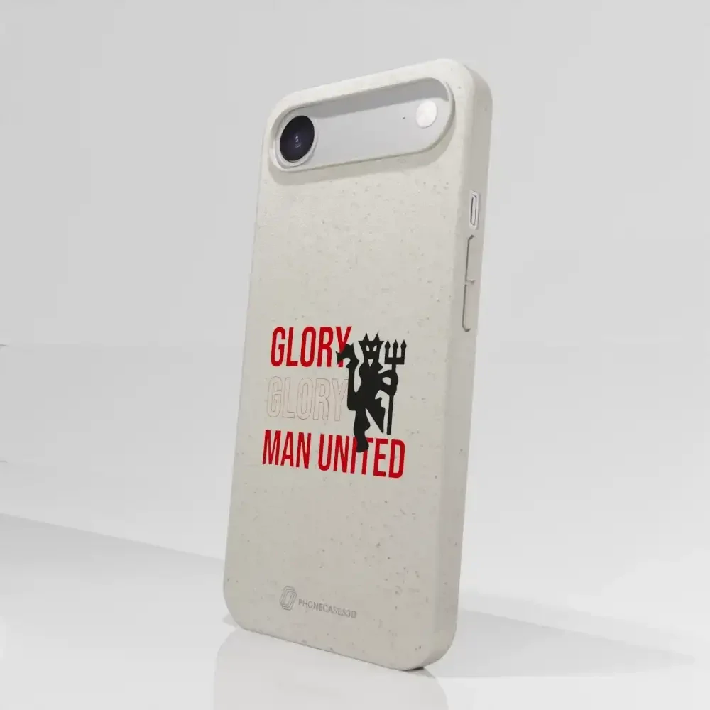 Manchester United Official Compostable Phone Case Slogan & Devil - Image 89