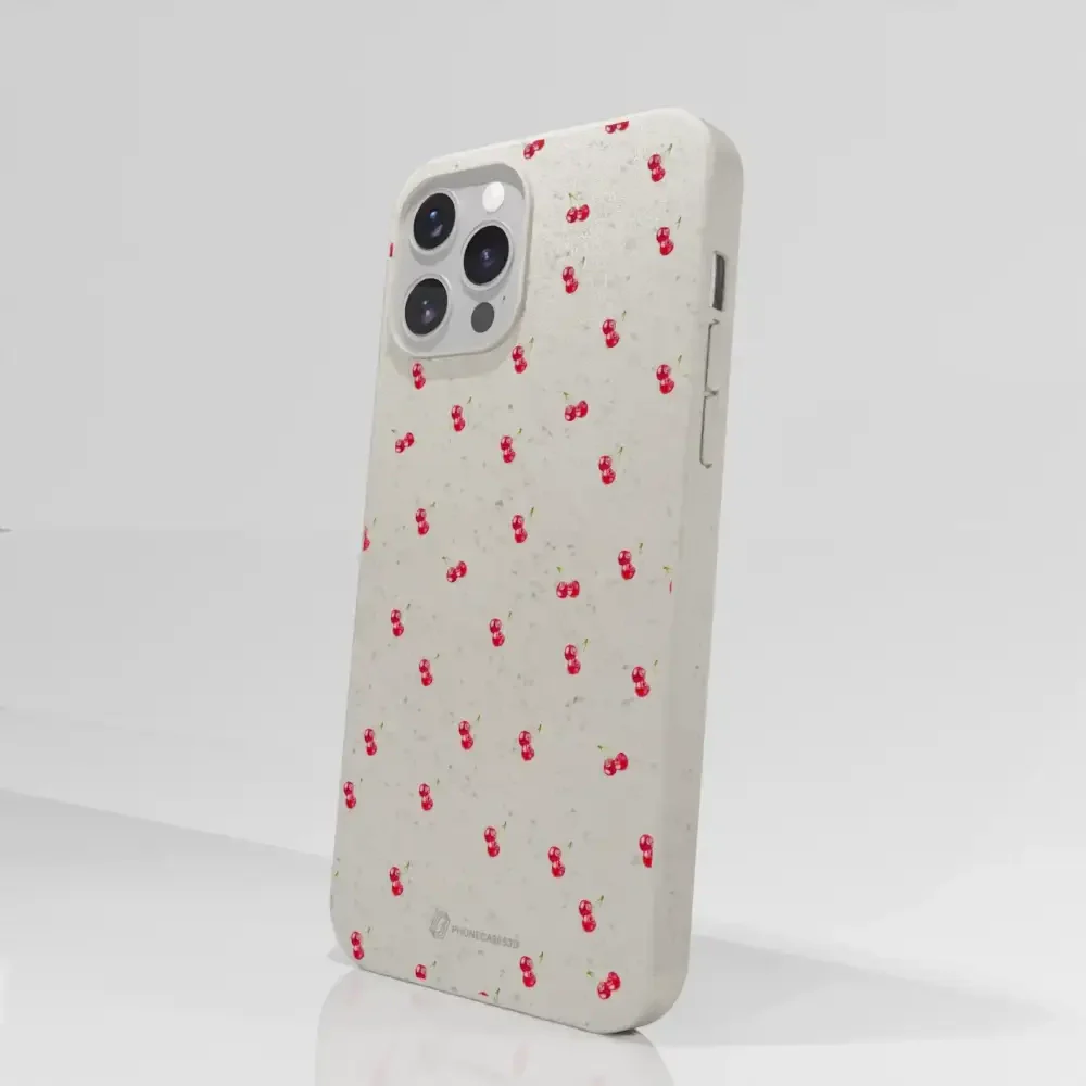 Martine Halvorsen Official Compostable Phone Case Design Cherries - Image 50