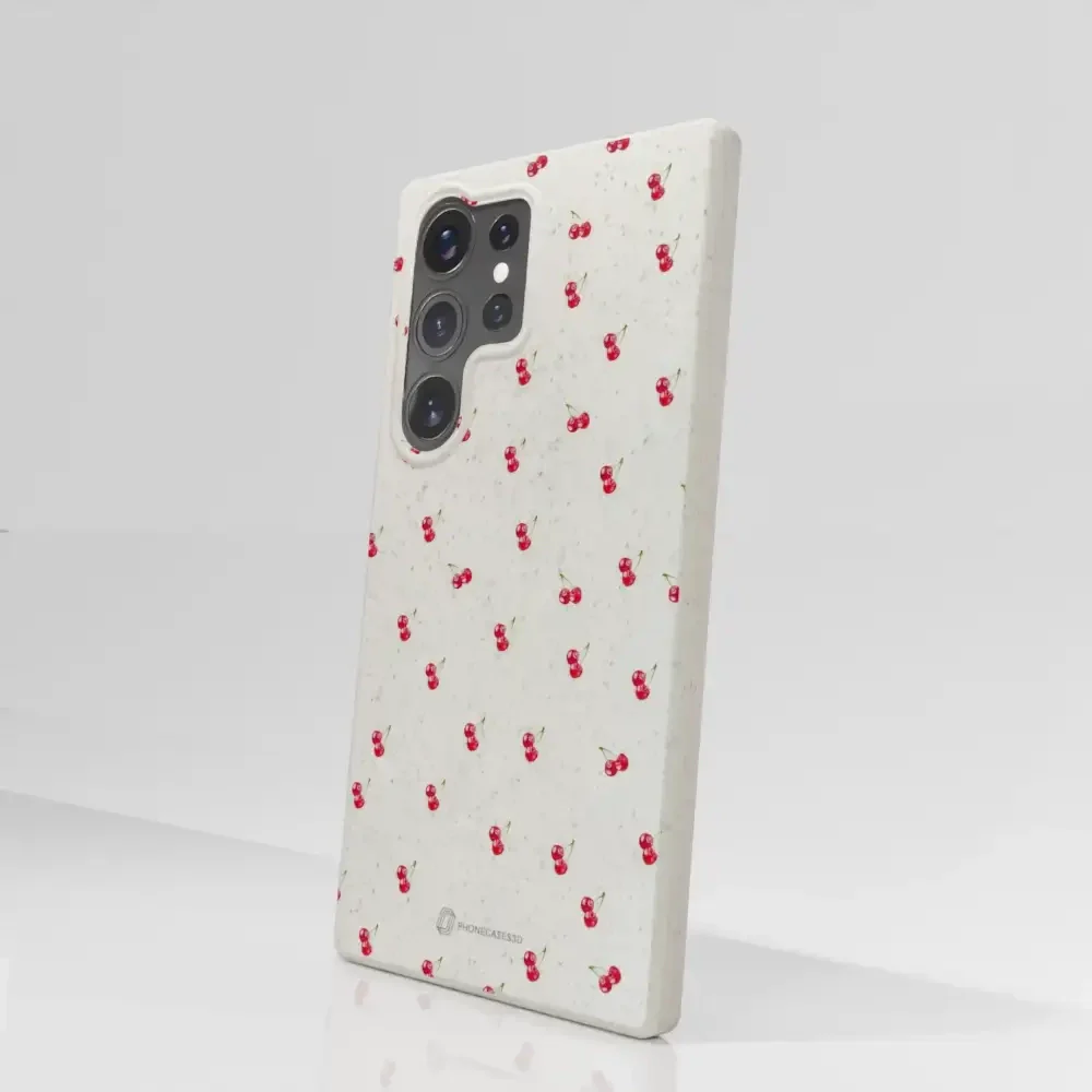 Martine Halvorsen Official Compostable Phone Case Design Cherries - Image 81