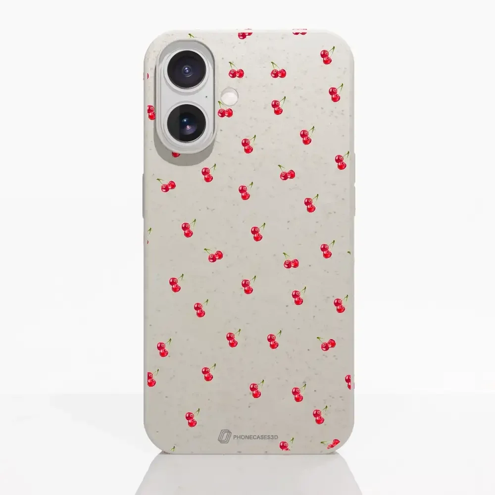 Martine Halvorsen Official Compostable Phone Case Design Cherries - Image 84
