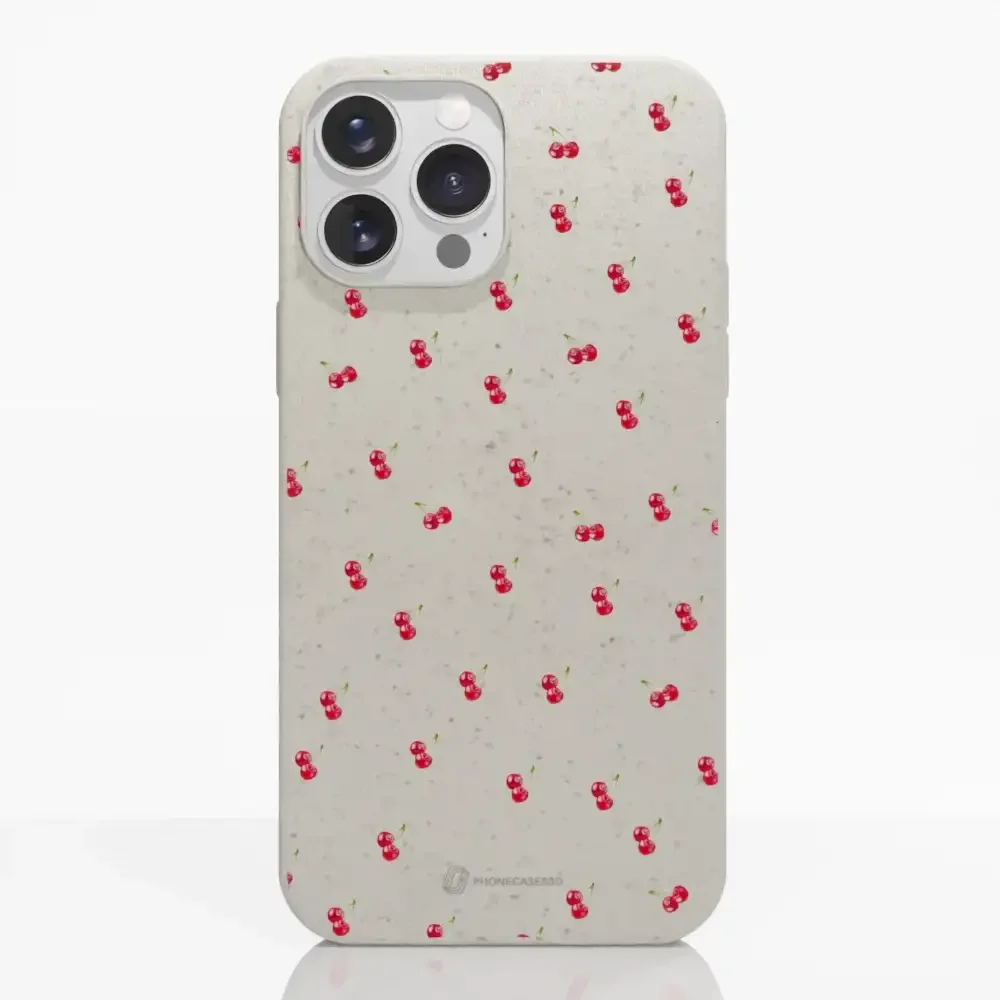 Martine Halvorsen Official Compostable Phone Case Design Cherries - Image 9