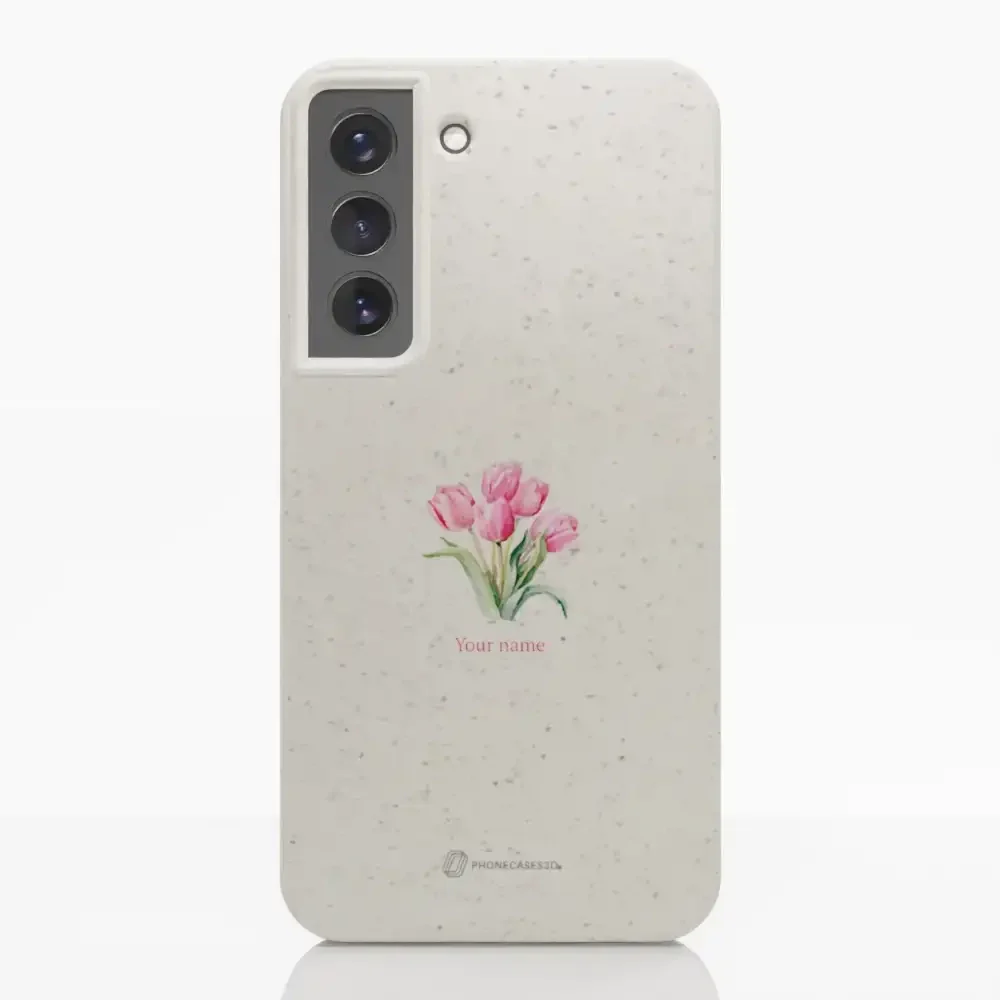 Martine Halvorsen Official Compostable Phone Case Design Tulips + Name - Image 27