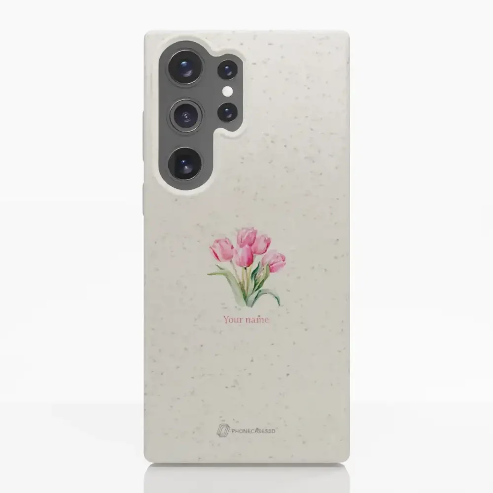 Martine Halvorsen Official Compostable Phone Case Design Tulips + Name - Image 32