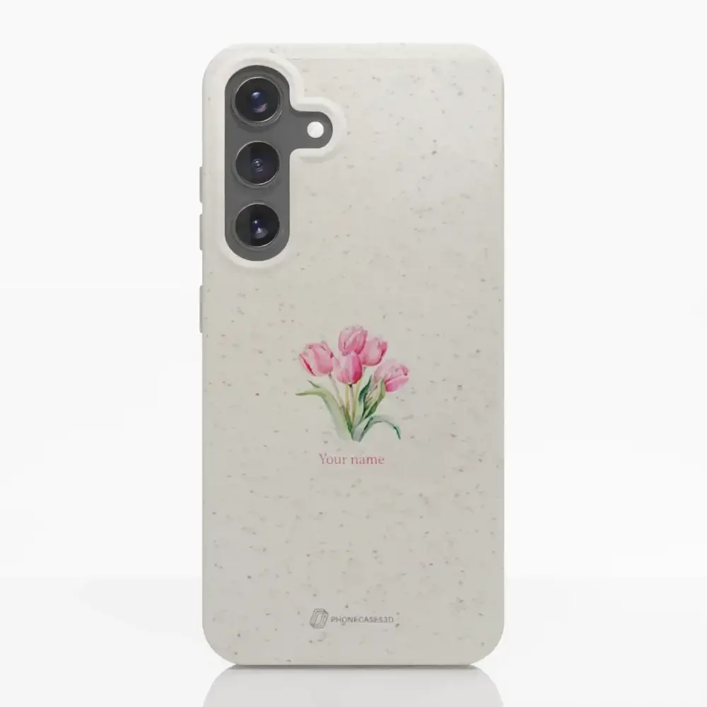 Martine Halvorsen Official Compostable Phone Case Design Tulips + Name - Image 37