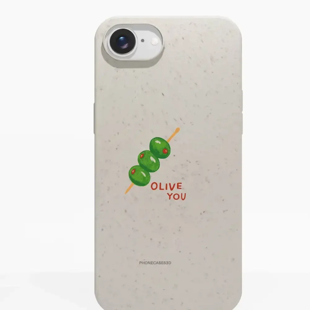 Martine Halvorsen Official Compostable Phone Case ´Olive You´ - Image 19