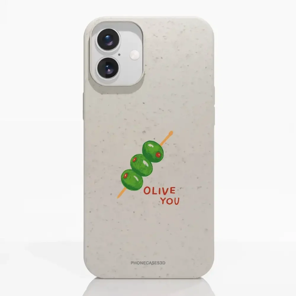 Martine Halvorsen Official Compostable Phone Case ´Olive You´ - Image 20