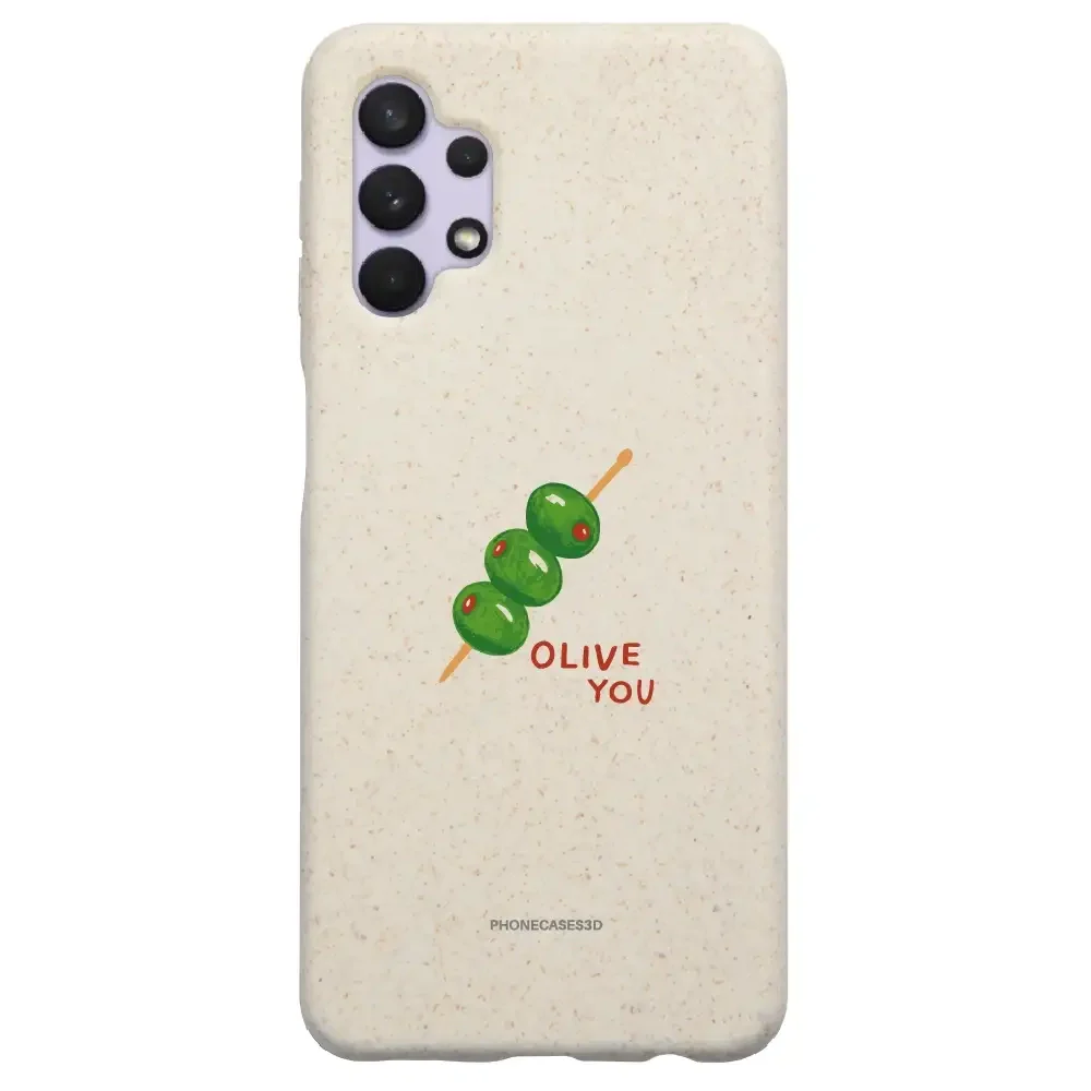 Martine Halvorsen Official Compostable Phone Case ´Olive You´ - Image 43