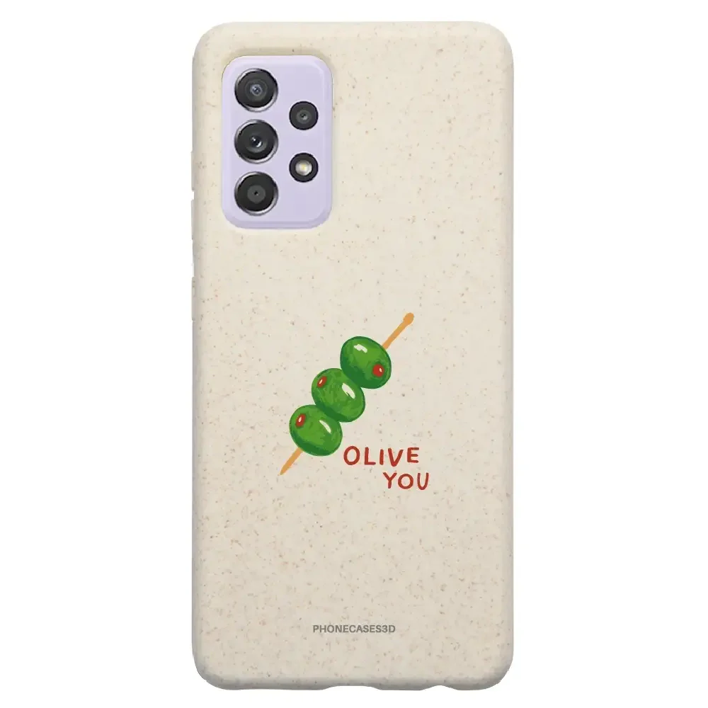 Martine Halvorsen Official Compostable Phone Case ´Olive You´ - Image 46