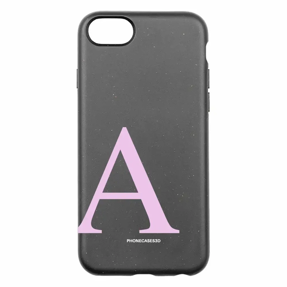 Martine Official Black Compostable Phone Case Design + Pink Initial - Image 27