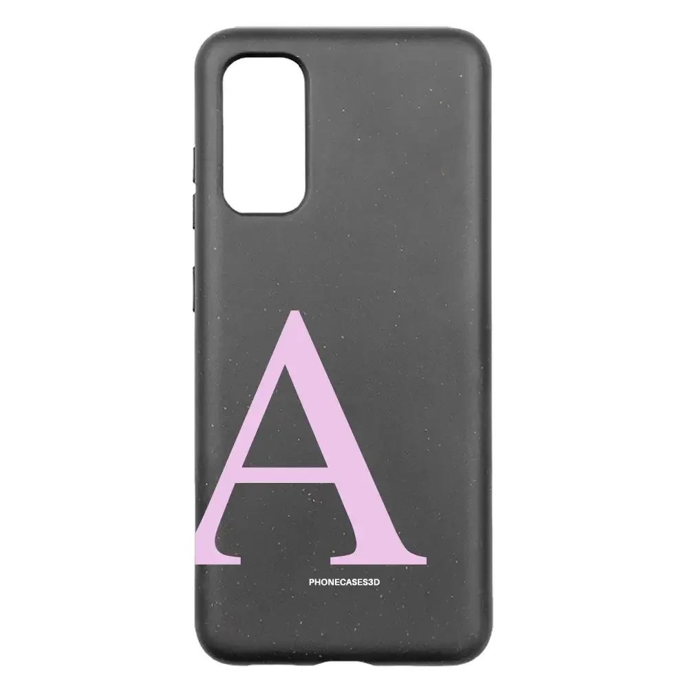 Martine Official Black Compostable Phone Case Design + Pink Initial - Image 29