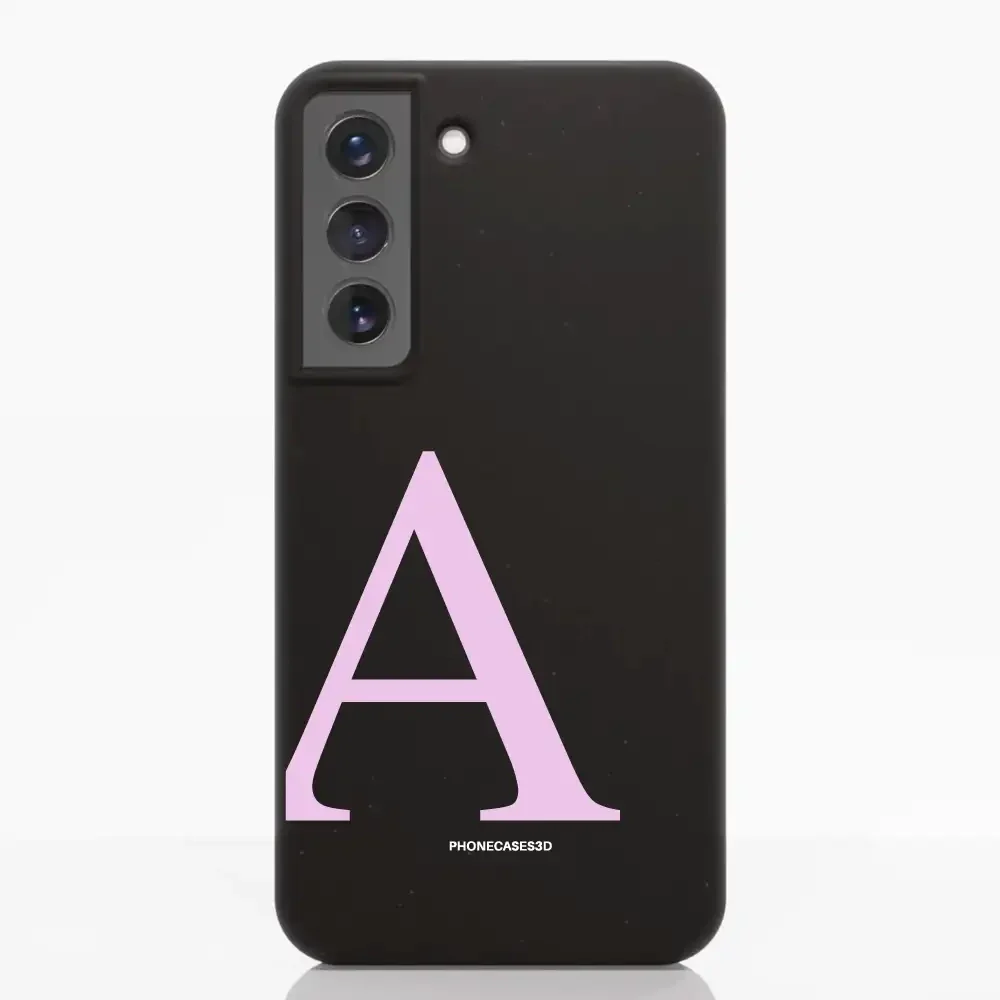 Martine Official Black Compostable Phone Case Design + Pink Initial - Image 36