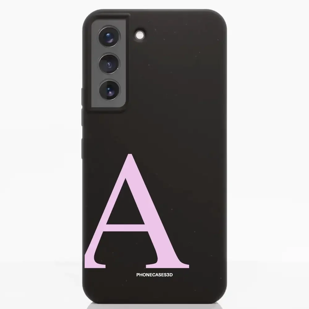 Martine Official Black Compostable Phone Case Design + Pink Initial - Image 37
