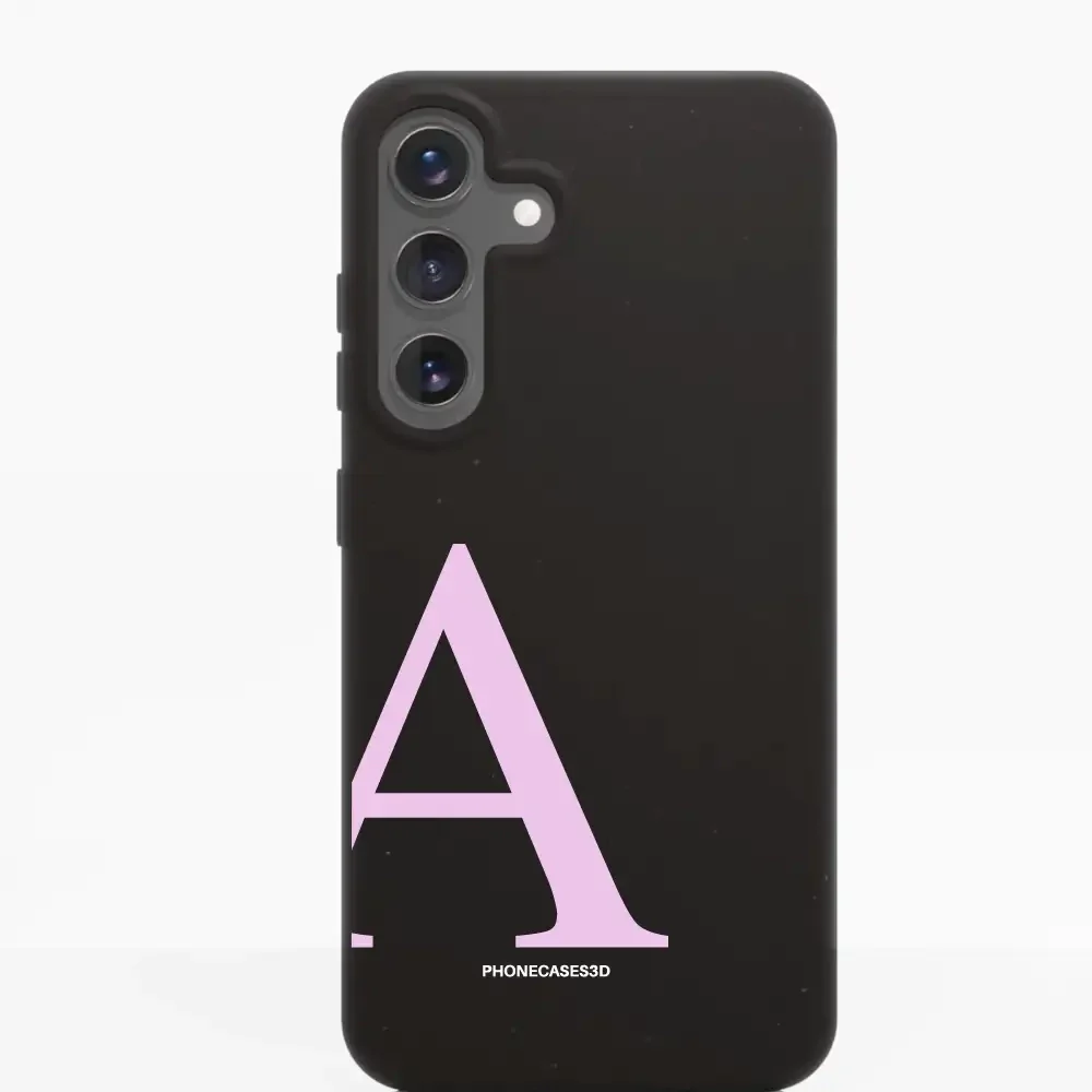Martine Official Black Compostable Phone Case Design + Pink Initial - Image 46