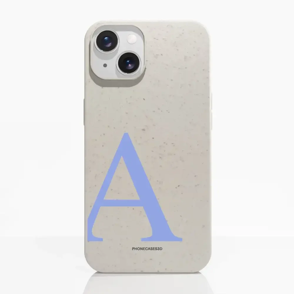 Martine Official White Compostable Phone Case Design + Blue Initial - Image 10