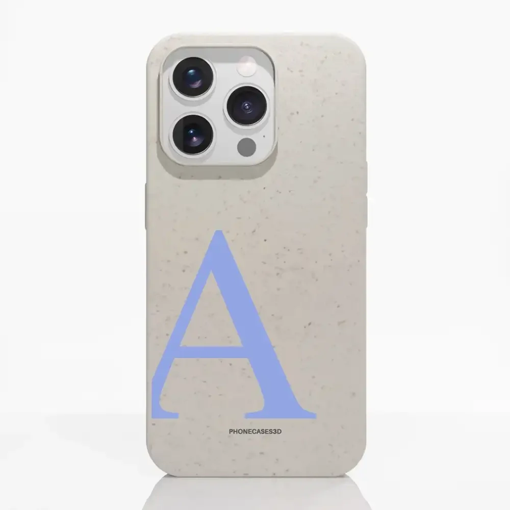 Martine Official White Compostable Phone Case Design + Blue Initial - Image 21
