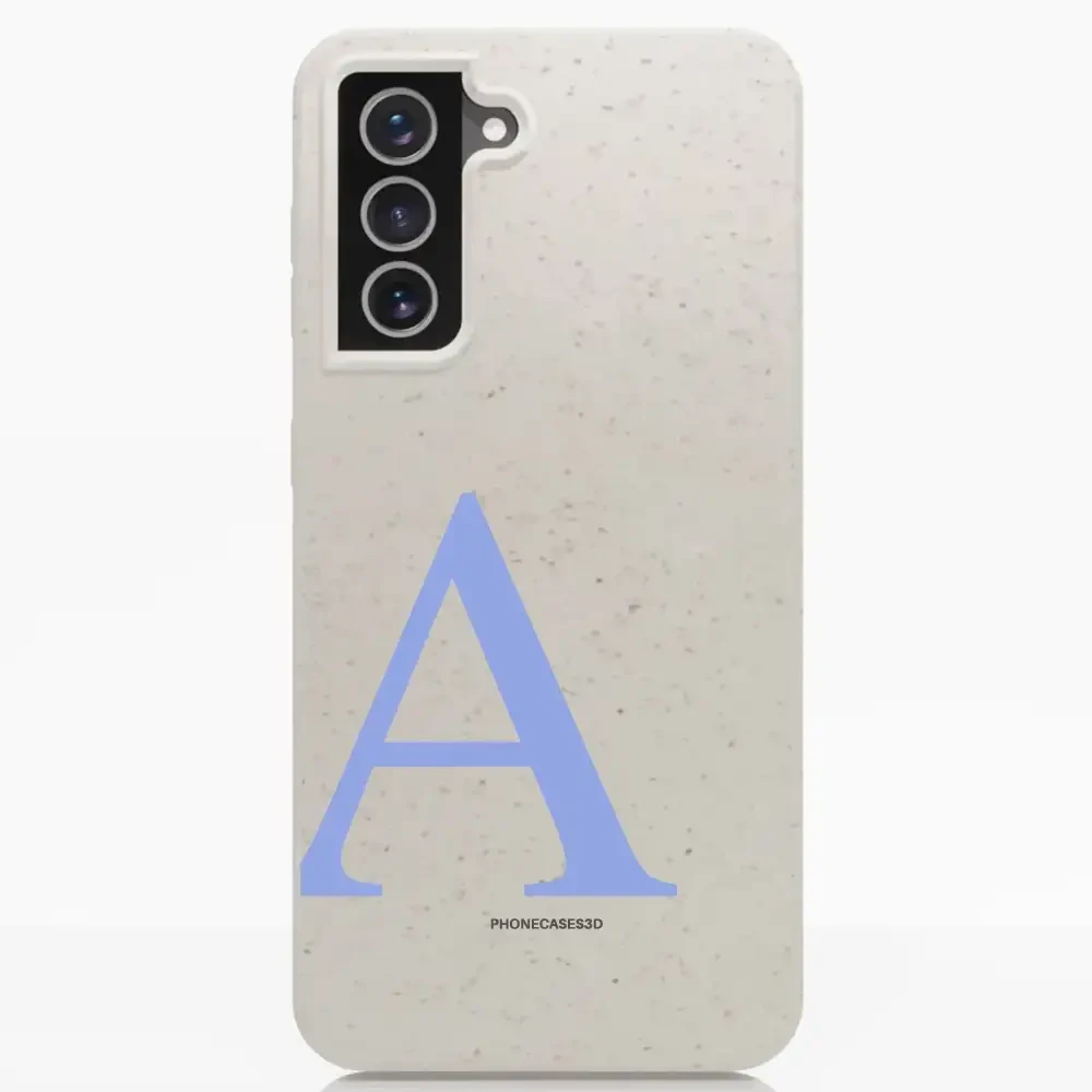 Martine Official White Compostable Phone Case Design + Blue Initial - Image 28