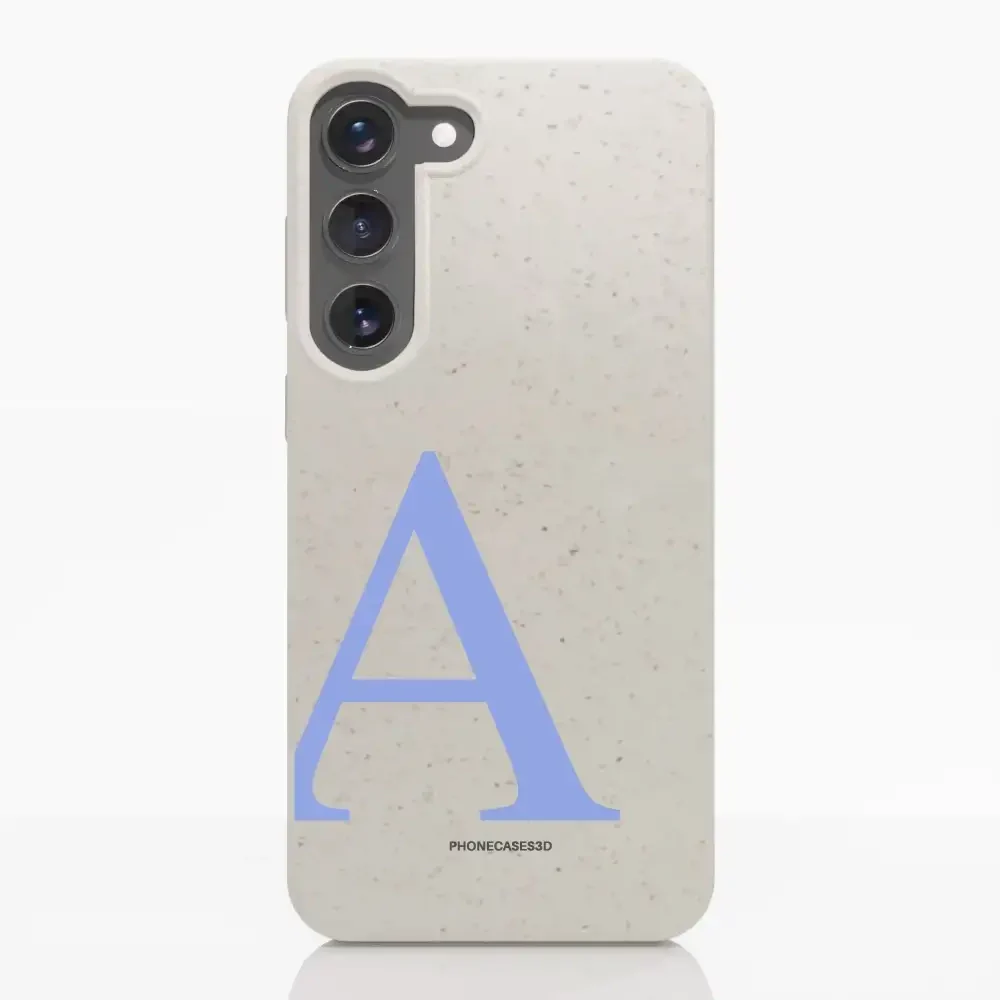 Martine Official White Compostable Phone Case Design + Blue Initial - Image 34
