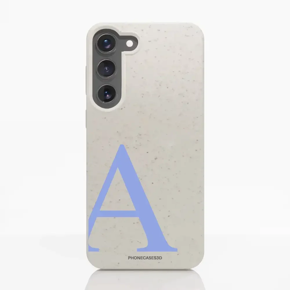 Martine Official White Compostable Phone Case Design + Blue Initial - Image 35
