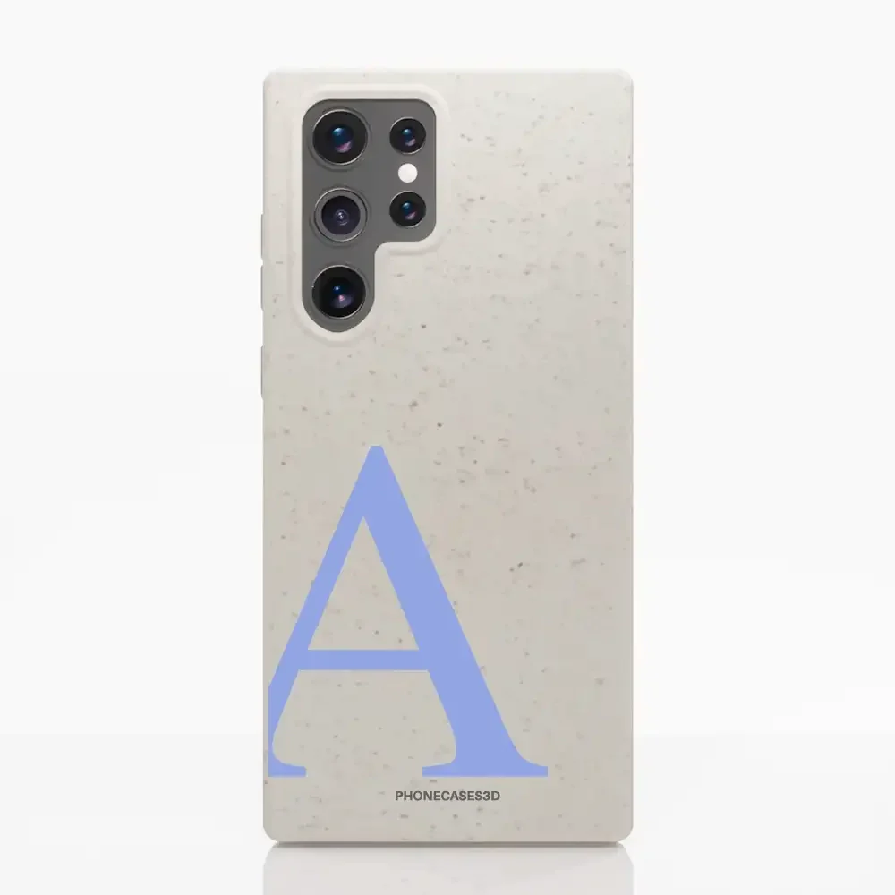 Martine Official White Compostable Phone Case Design + Blue Initial - Image 36