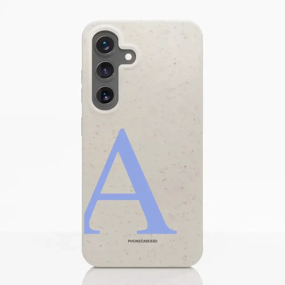 Martine Official White Compostable Phone Case Design + Blue Initial - Image 40