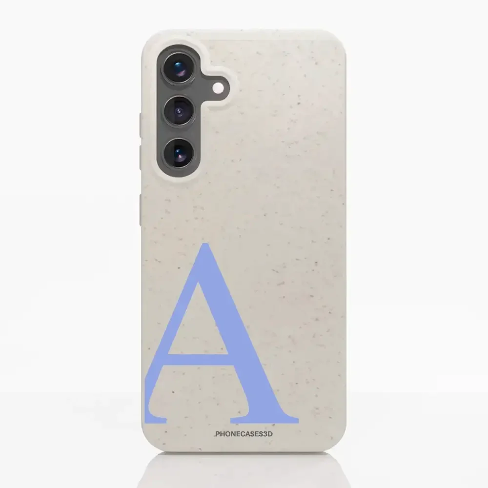 Martine Official White Compostable Phone Case Design + Blue Initial - Image 41