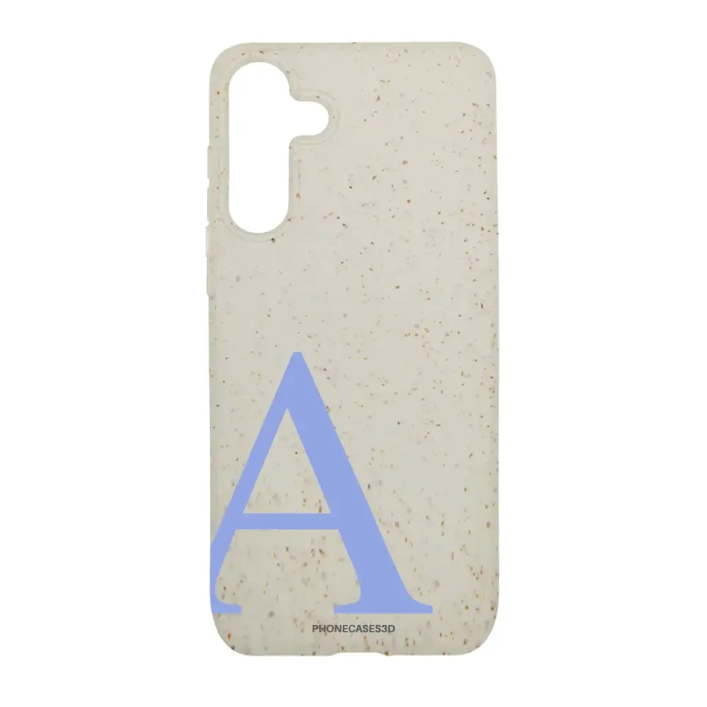 Martine Official White Compostable Phone Case Design + Blue Initial - Image 48