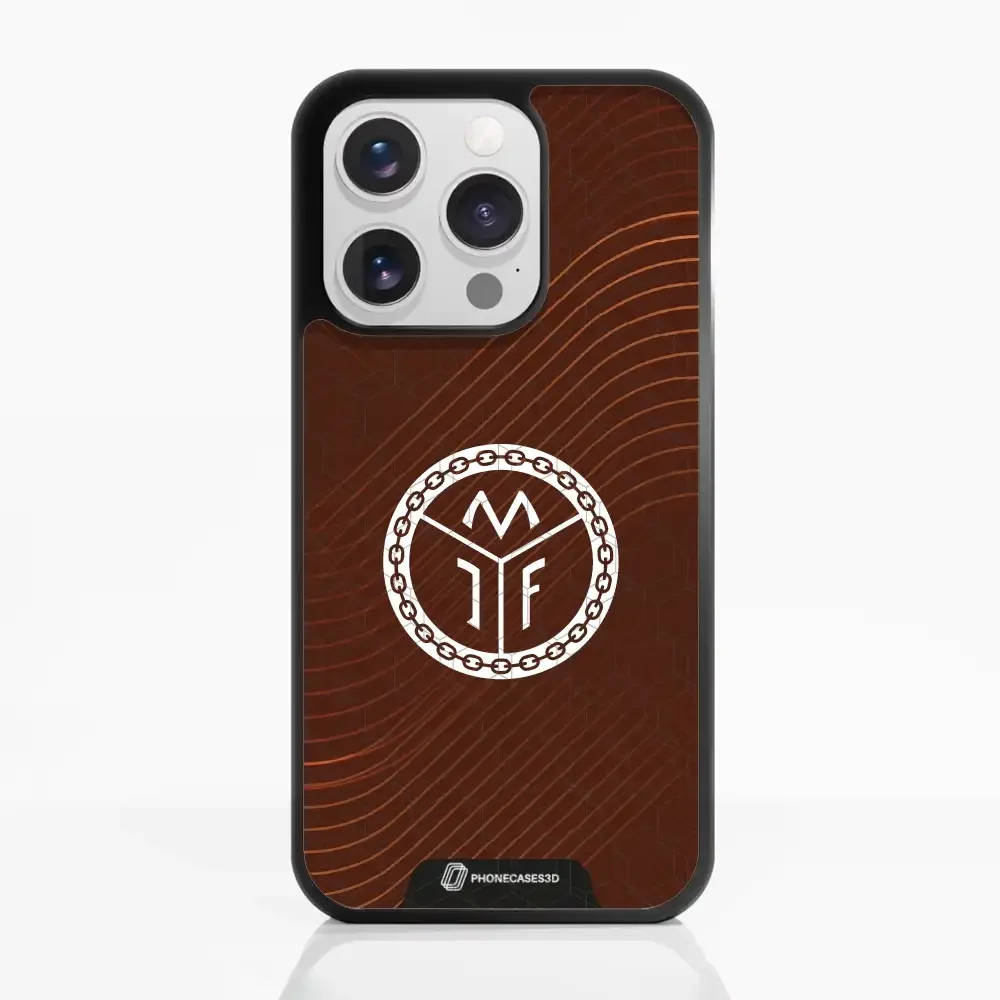Mjøndalen FK Official 3D Phone Case Design Minimal Brown - Image 18