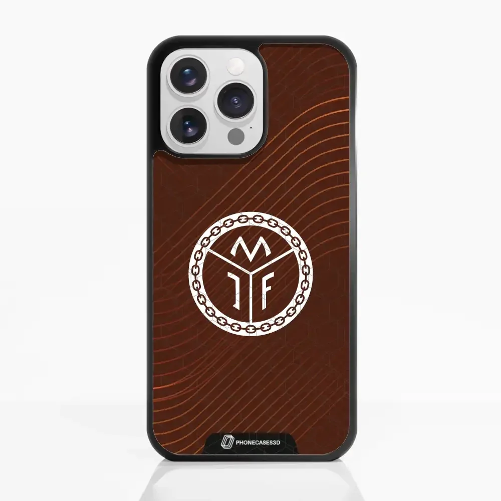 Mjøndalen FK Official 3D Phone Case Design Minimal Brown - Image 19