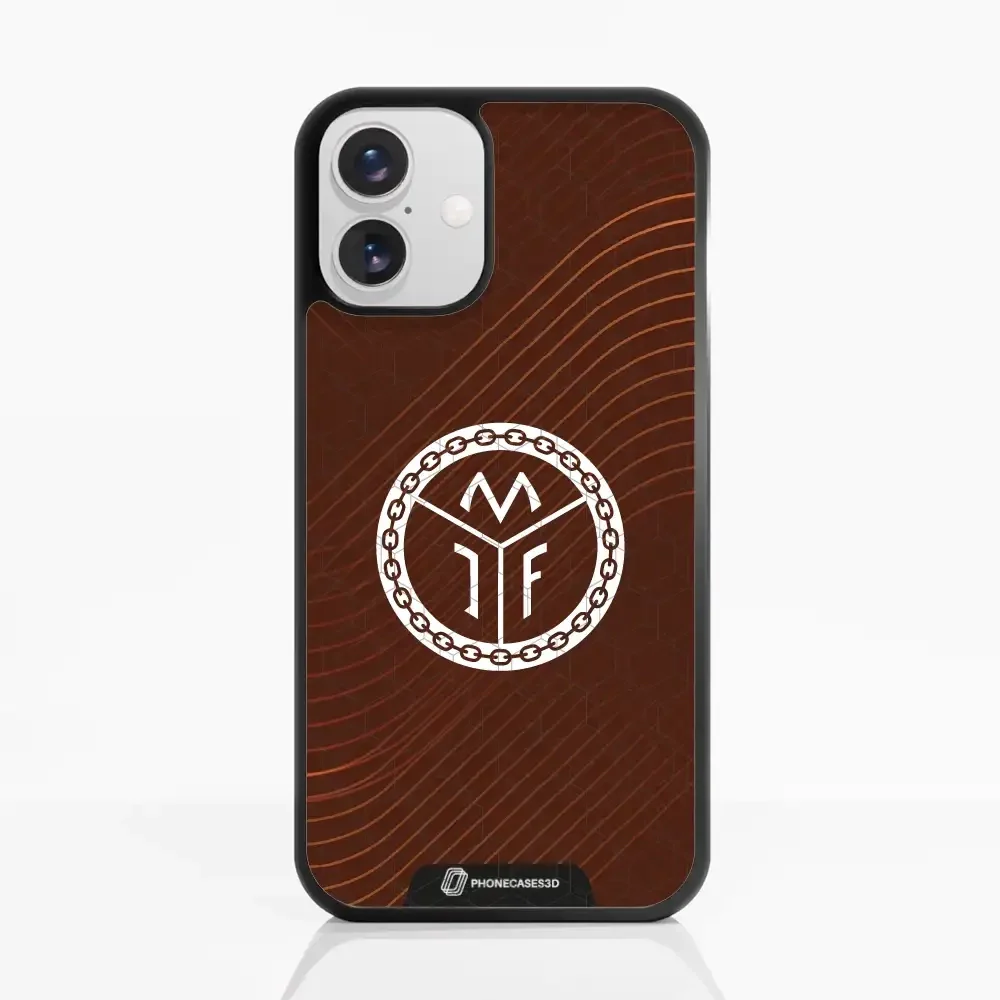 Mjøndalen FK Official 3D Phone Case Design Minimal Brown - Image 22