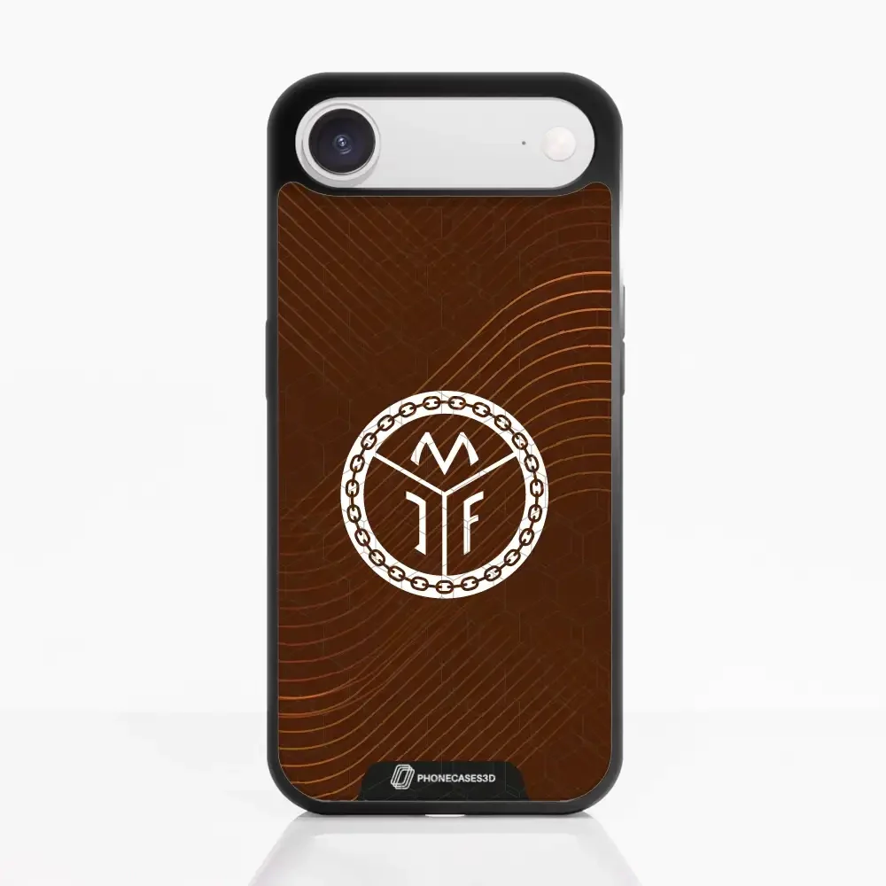Mjøndalen FK Official 3D Phone Case Design Minimal Brown - Image 25