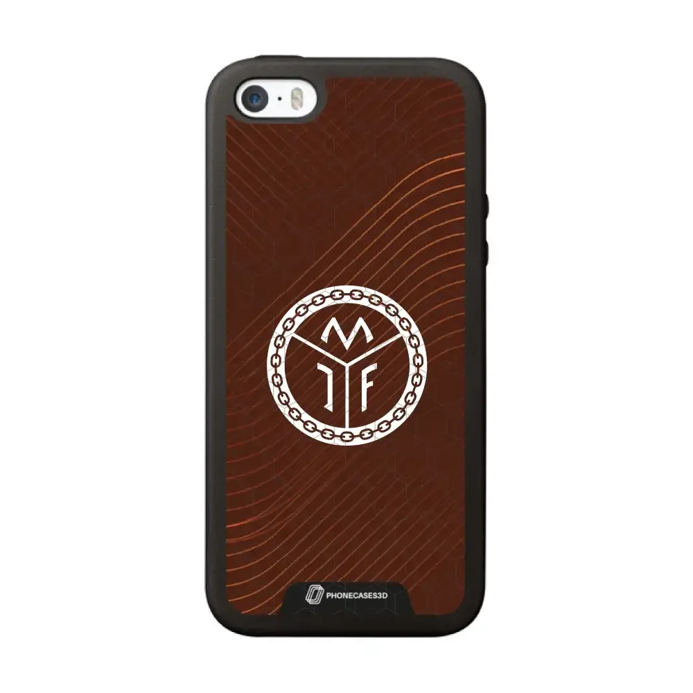 Mjøndalen FK Official 3D Phone Case Design Minimal Brown - Image 29