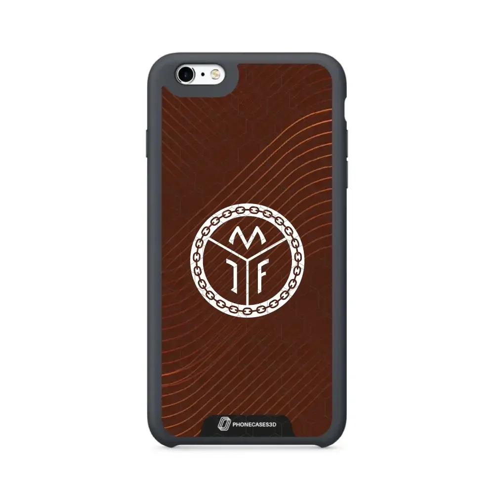Mjøndalen FK Official 3D Phone Case Design Minimal Brown - Image 30